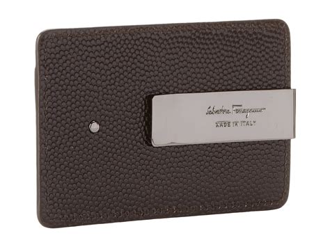 salvatore ferragamo money clip wallet.